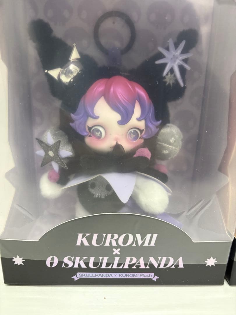 スカルパンダ マイメロ、クロミ ぬいぐるみペンダント POPMART