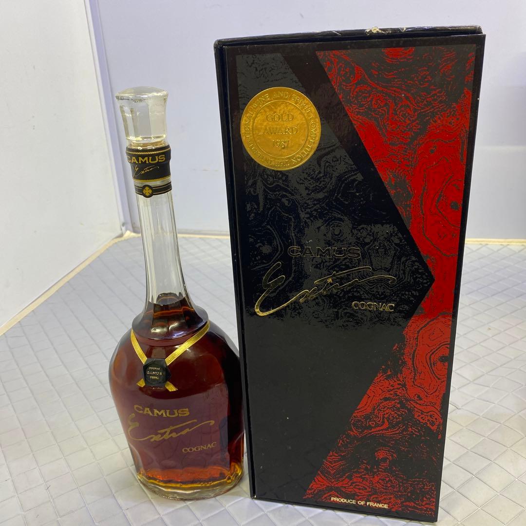 未開栓】 CAMUS Extra コニャック ブランデー ロングネック1987 吉