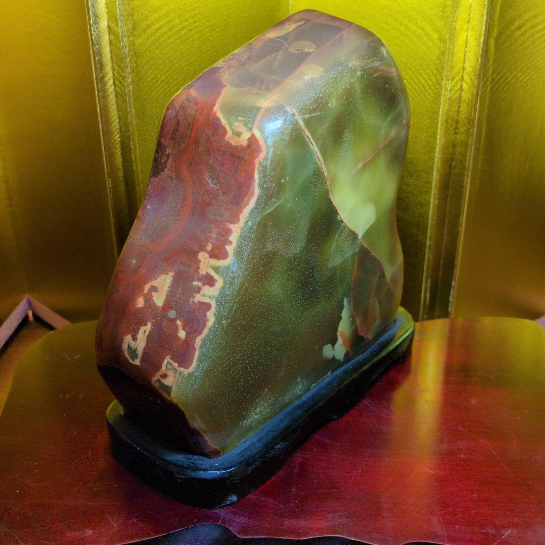 メノウ？オニキス？ 約3.6kg 専用台座付 天然石 自然石 パワーストーン