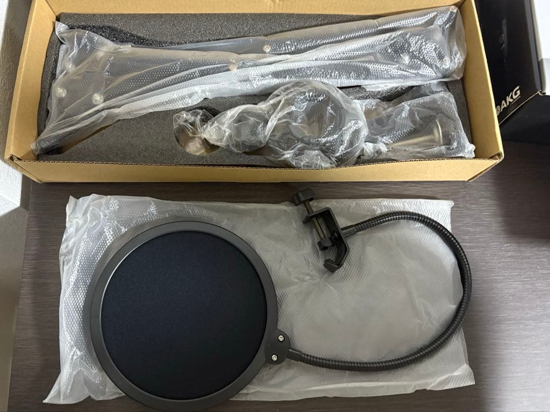 AKG アーカーゲー P120 コンデンサーマイク マイクスタンドセット