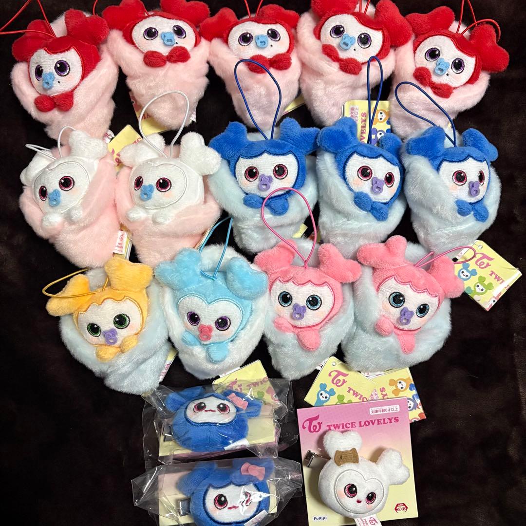 GIGO限定 TWICE LOVELYS おくるみマスコット ヘアピン 17点 - メルカリ