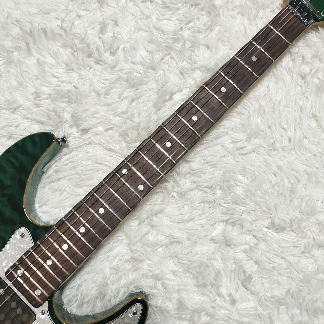ギター Schecter SD-2-24-AS/R See-Thru Green