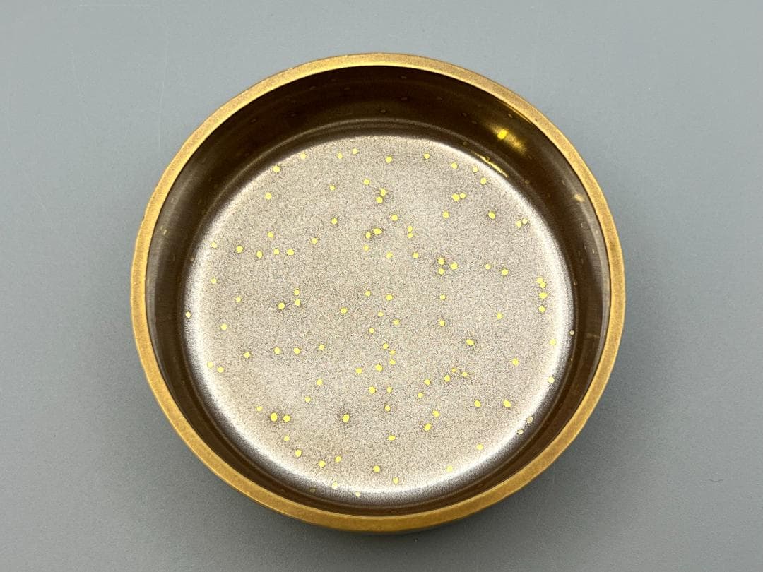 大棗 月に萩 内銀地平目 英文作 共布 共箱付き 作家物 茶道具 未使用