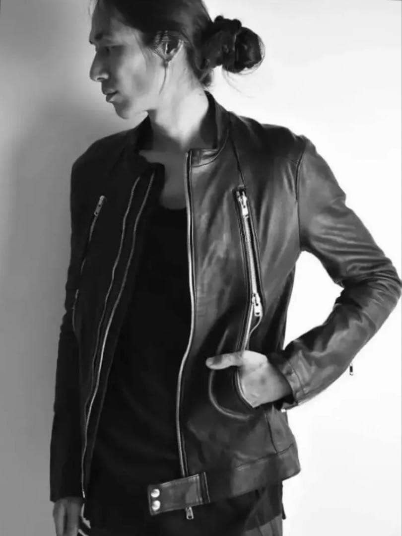 RIPVANWINKLE 定価¥239,800 ディアスキンレザーライダース鹿革 RIPVANWINKLE 定価¥239,800 ディアスキンレザーライダース鹿革