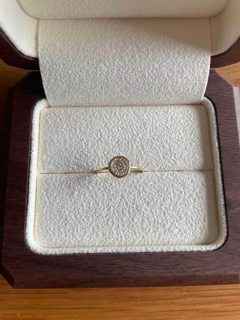 e.m. リトルエンブレム　little emblem アコヤパール　K18yg