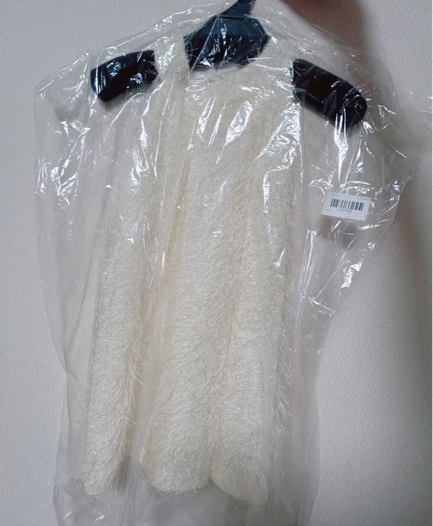 【FRAY I.D】フリンジジャガードホルタートップス