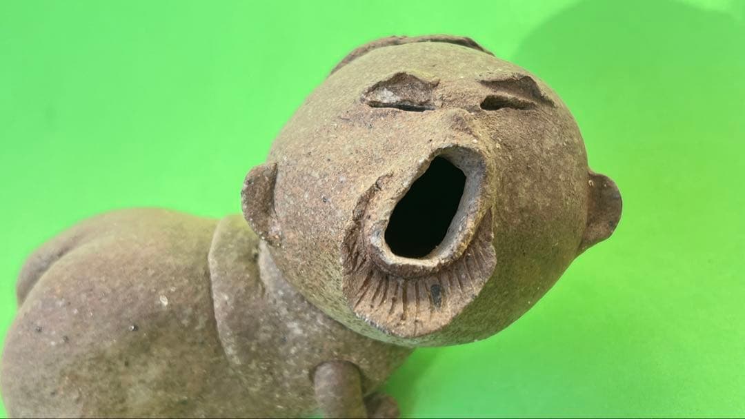 村長自画像 高さ7㎝｜村長自画像 高さ7㎝