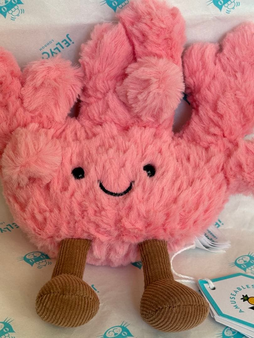  ジェリーキャット　アミューザブル・コーラル　サンゴ　ぬいぐるみ