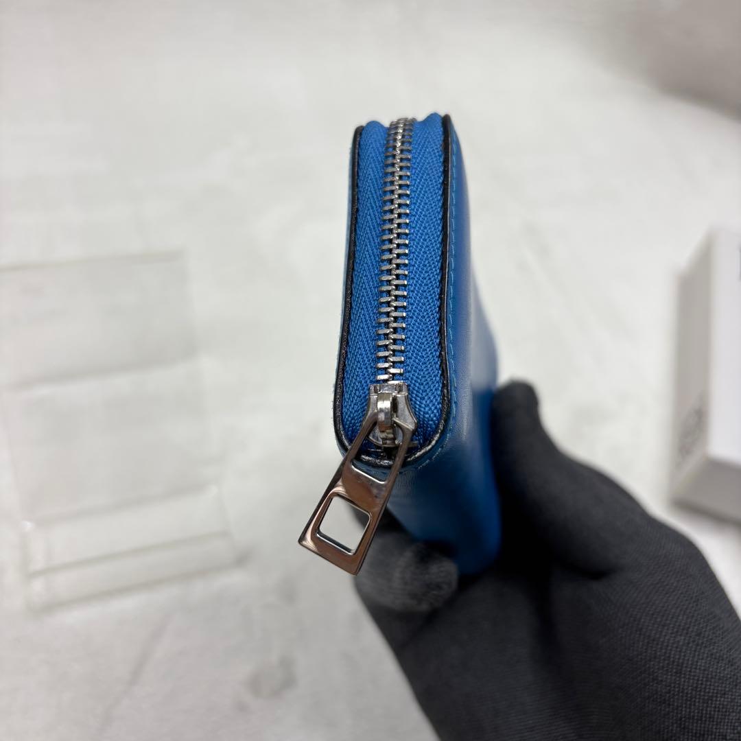 LOEWE ロエベ アナグラム ラウンドファスナー 型押し 財布 ミニ財布