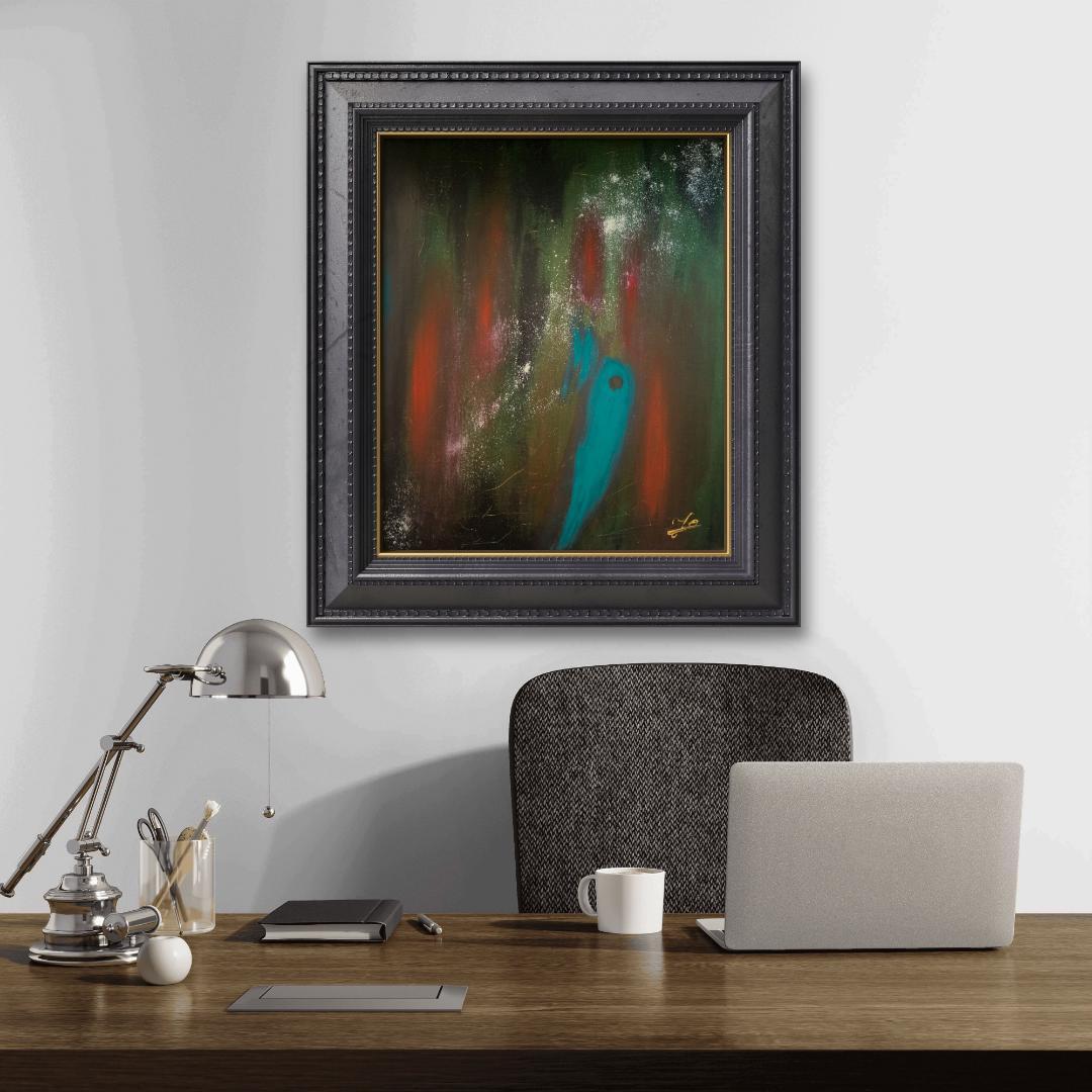 夢で見た絵/ 抽象画 キャンバス 46×38㎝ F8 原画1点のみ モダンアート