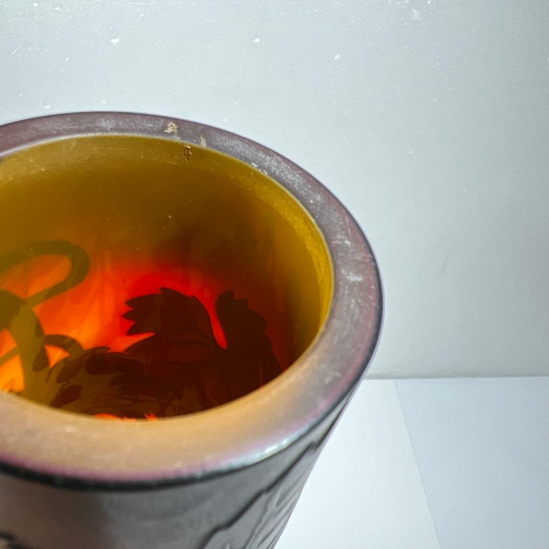 エミールガレ風花瓶 タカオ 36㎝ 東里7-0816①