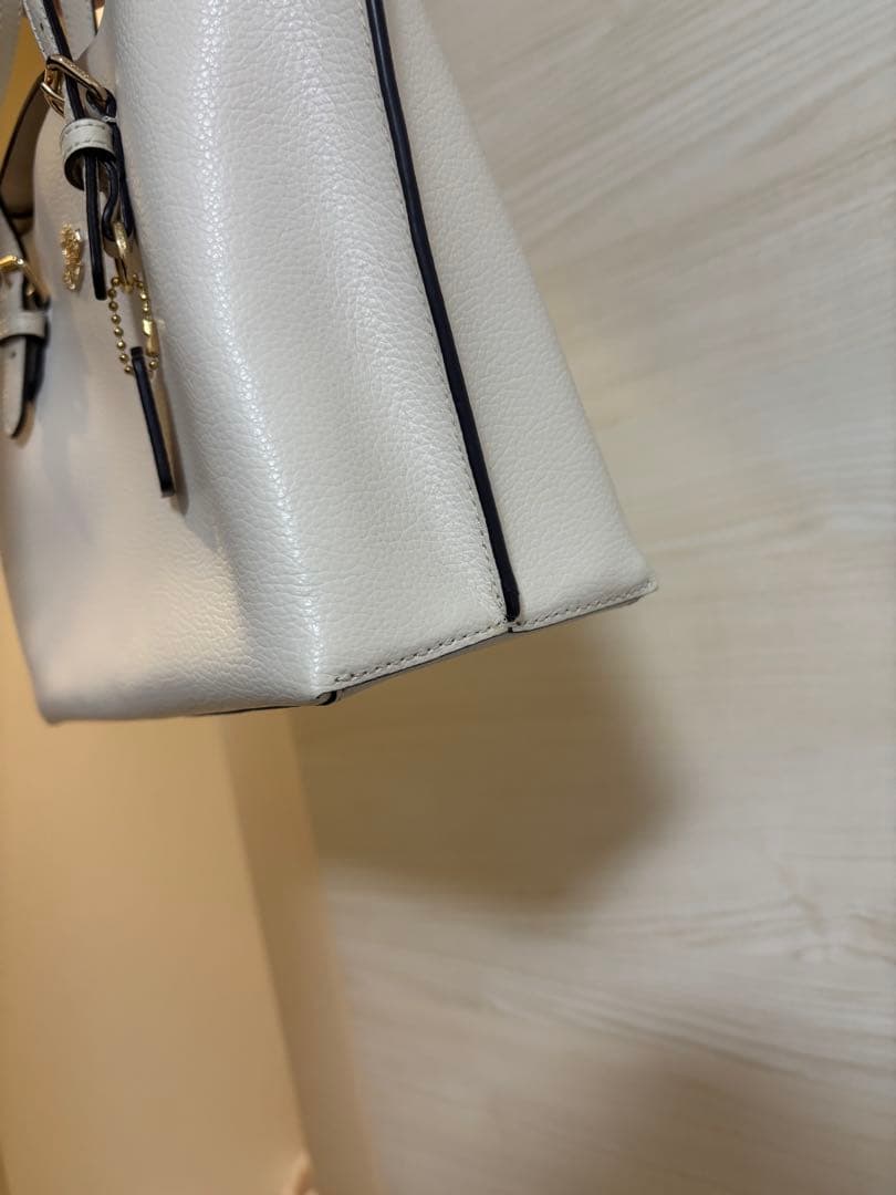 1/26迄限定値下げ‼️美品❣️COACH ホワイト 2wayバッグ