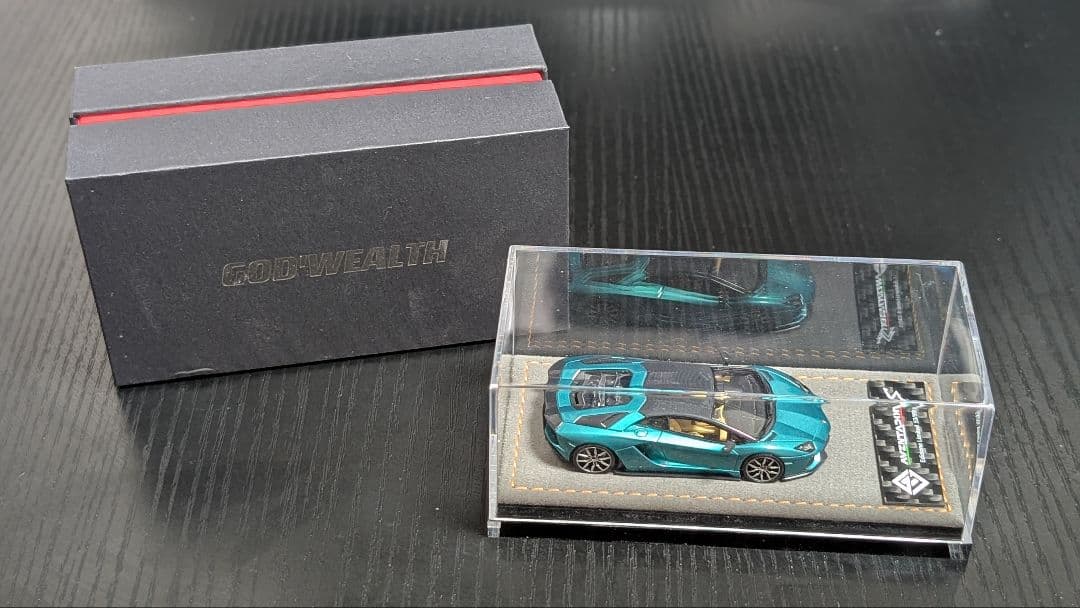 1/64 GW ランボルギーニ アヴェンタドール S LP740-4 緑 1/64 GW ランボルギーニ アヴェンタドール S LP740-4 緑 God'Wealth GW