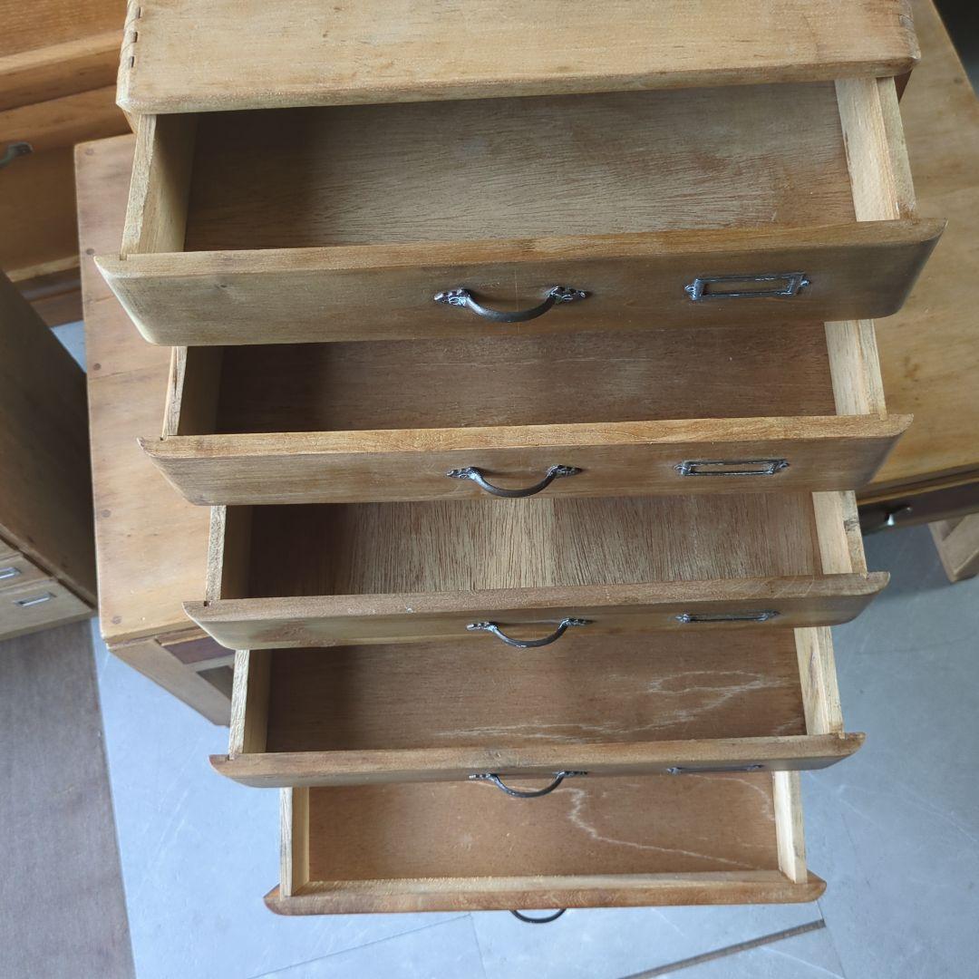 古道具 アンティークやや大きめ5段引き出し