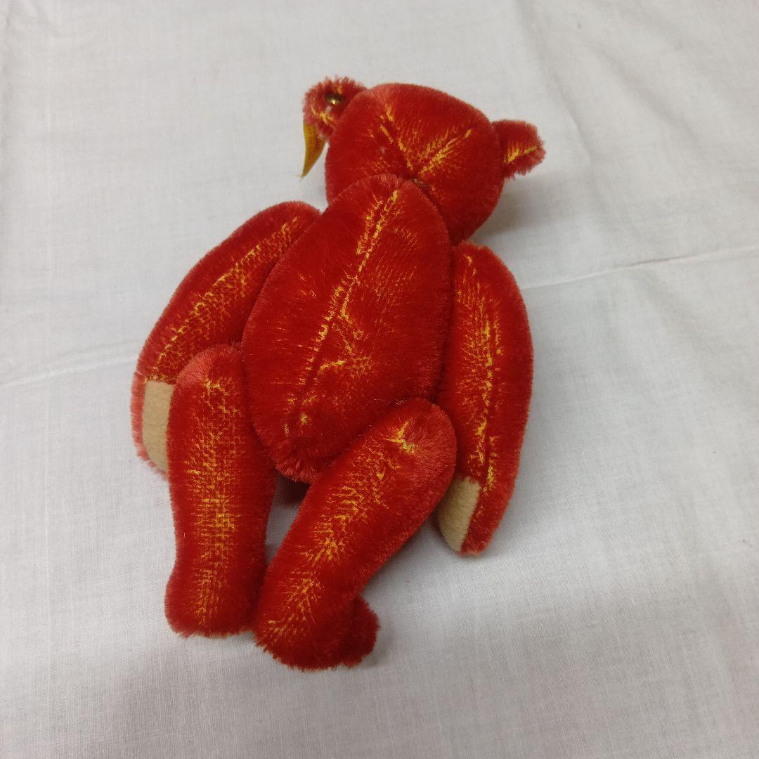 ♥Steiff シュタイフ　ヴィンテージベア　レッド・ブルー2体Set♥