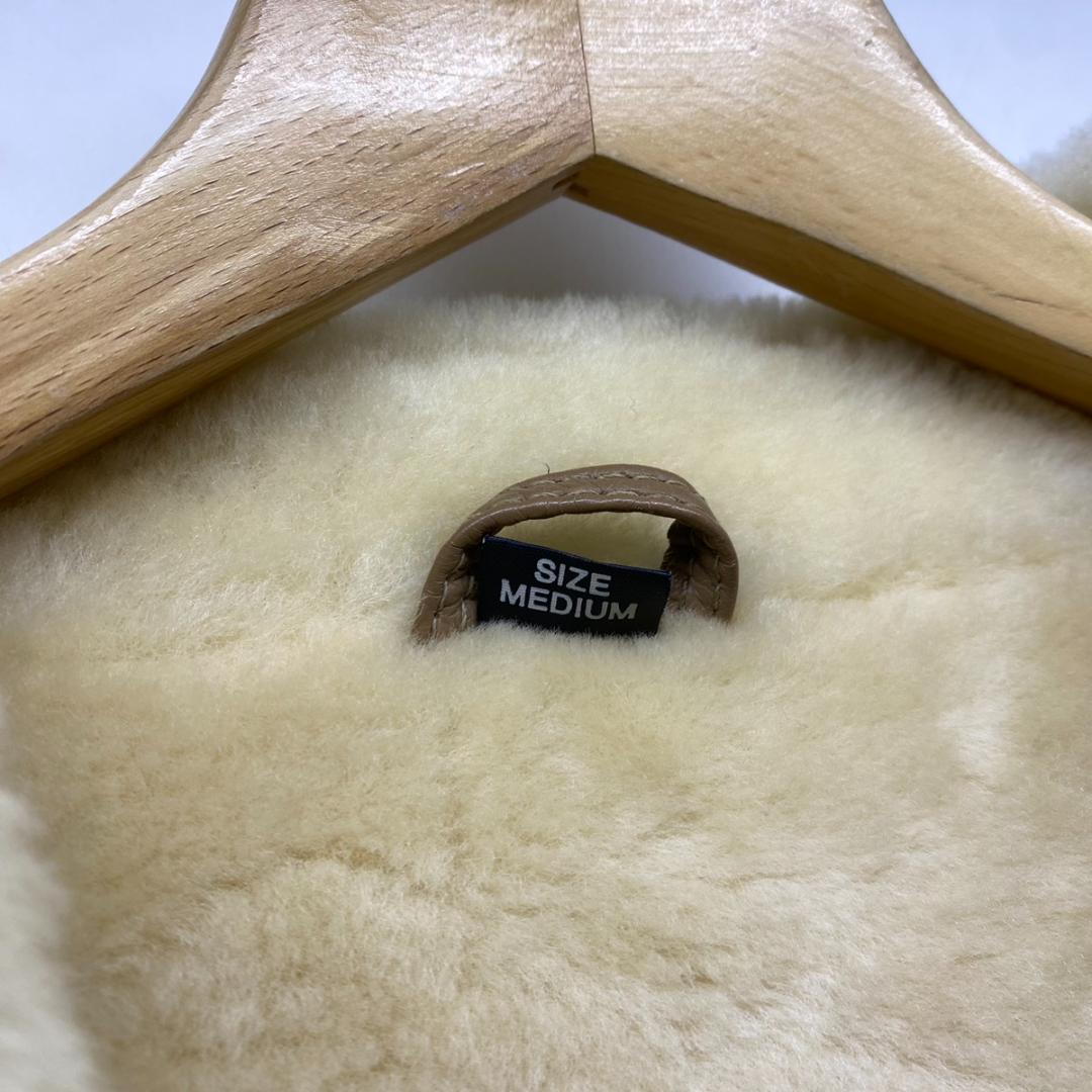 Knight of new zealand 肉厚 リアルムートンコート M