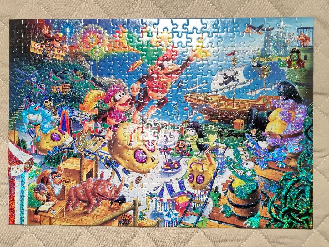 スーパードンキーコング2 クレムランド ホログラムジグソーパズル 300