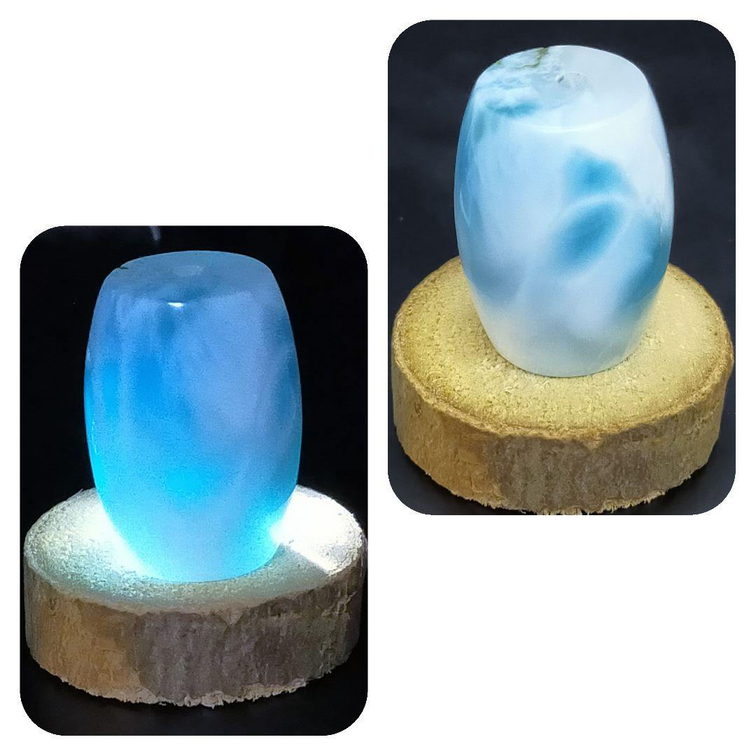 【ドミニカ共和国産】ラリマー ドミニカ共和国産 ラリマー 一面スライス/Larimar