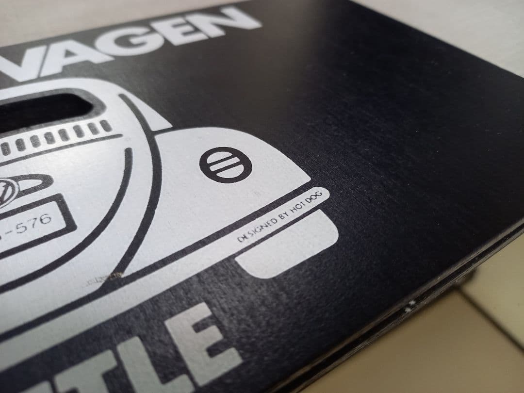 1970's　フォルクスワーゲン　Hot-Dog PRESS　ノベルティ　ミラー