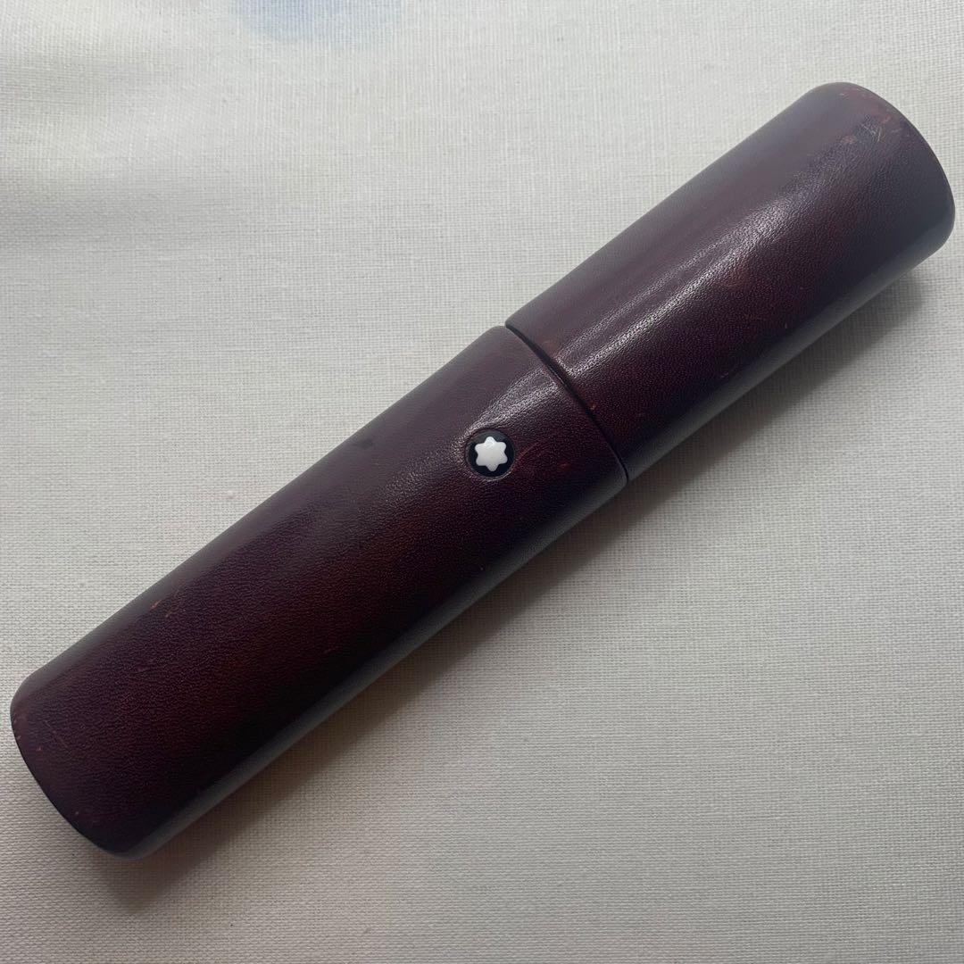D*e様 MONTBLANC ペンケース 一本差 筆箱 本革の通販はau PAY