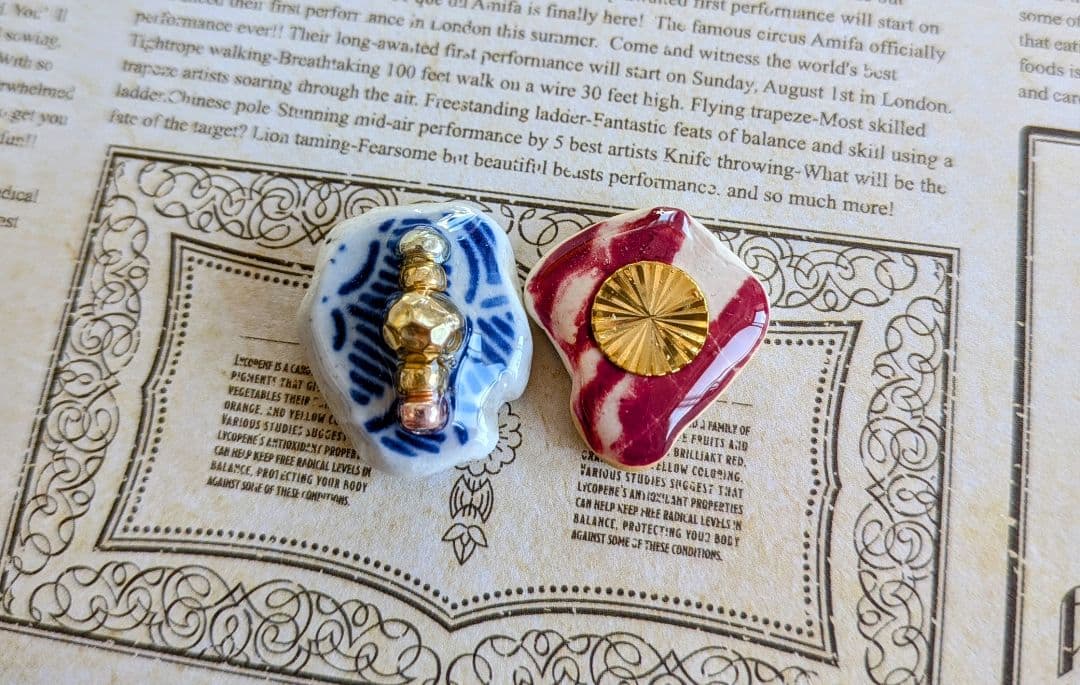 はたはた様ご確認ページシー陶器アクセサリー-値下げ可能