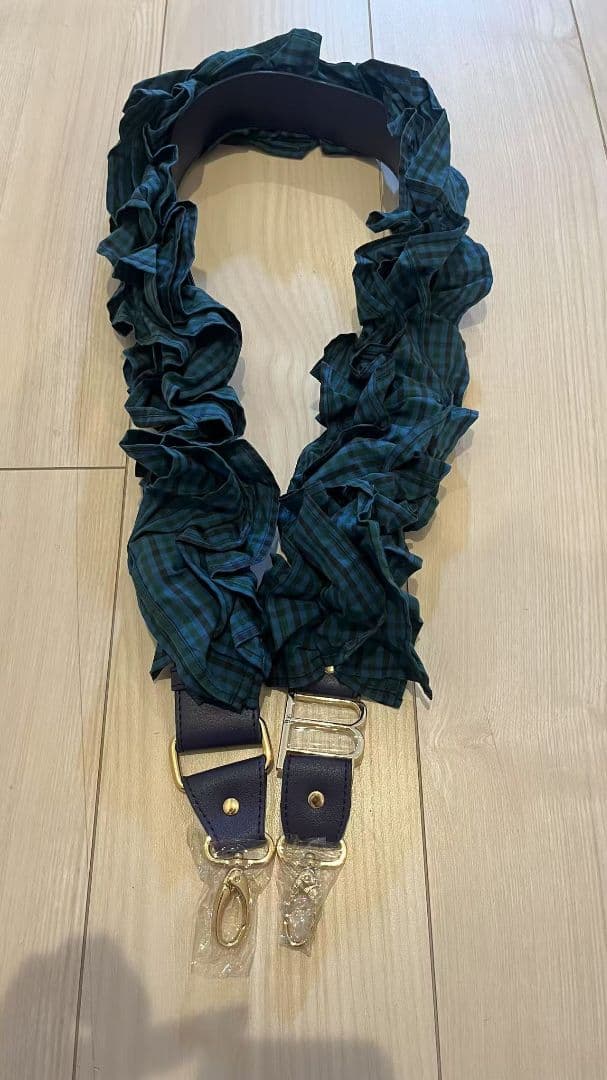 familiar × Bibiy ビビィ ファミリア ショルダーストラップ 青 bibiy