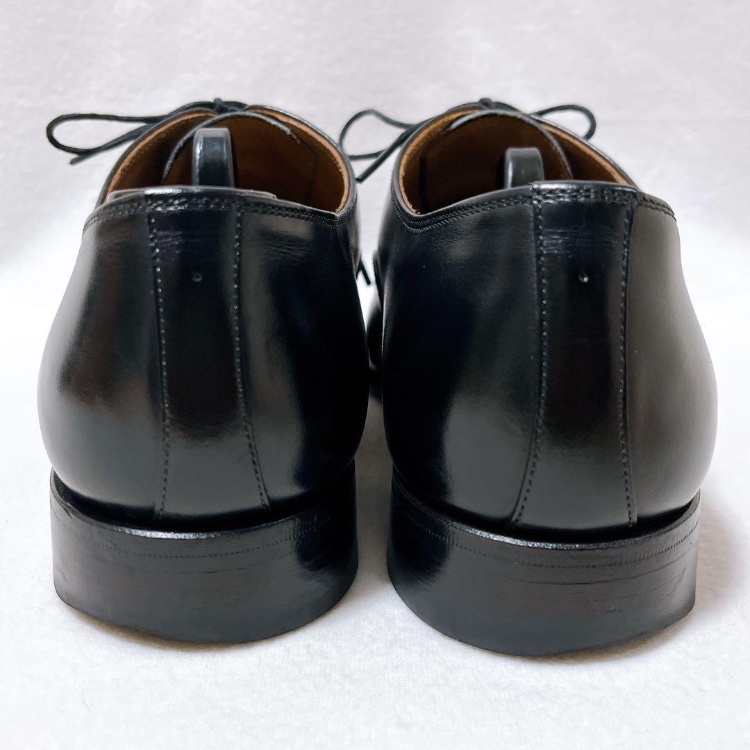 スコッチグレイン ストレートチップ 黒 レザー グッドイヤー 匠シリーズ0530