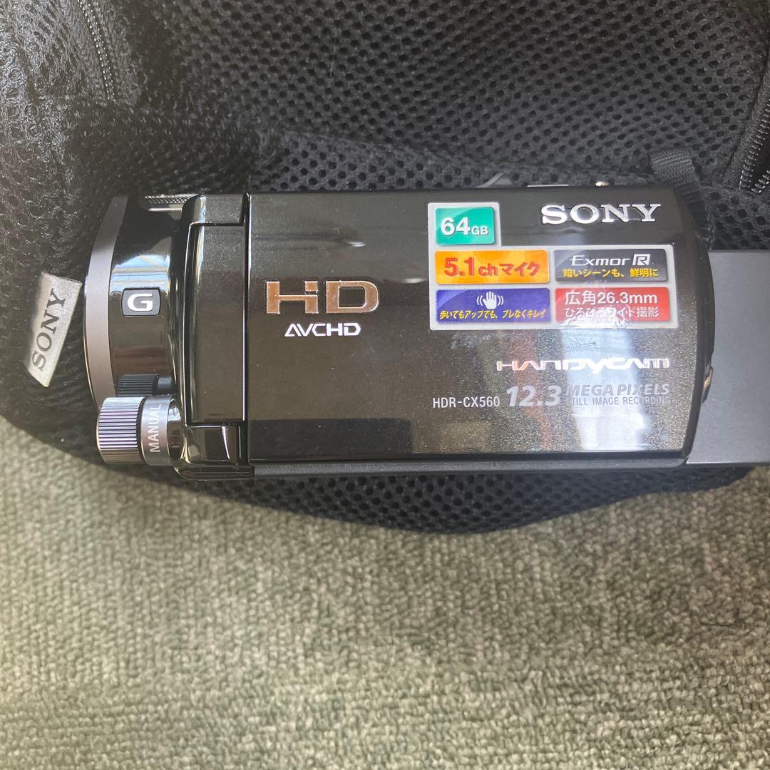 39SONYハンディカム HDR-CX560V 取り扱い説明書付き バリー