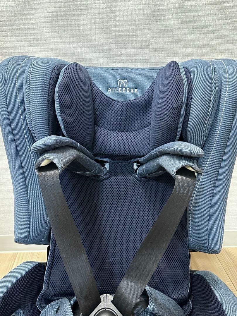 【ゆり様 】エールべべ パパット2 ジュニアシート デニムブルー CF532