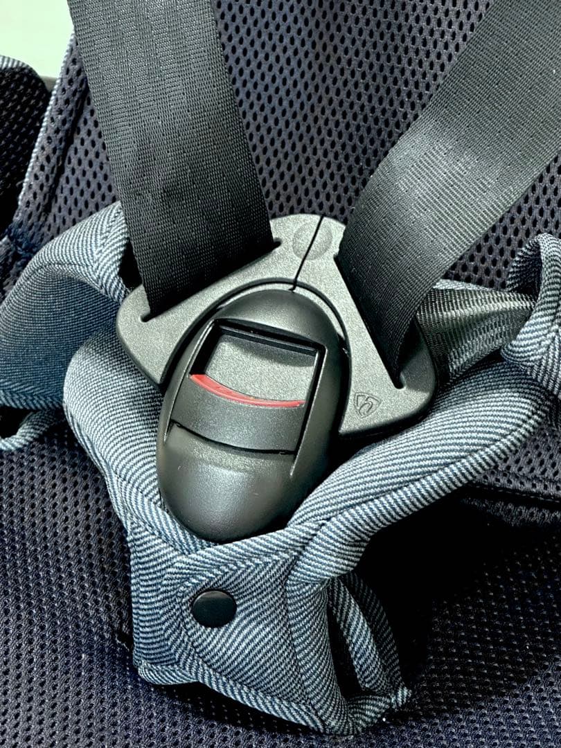 【ゆり様 】エールべべ パパット2 ジュニアシート デニムブルー CF532