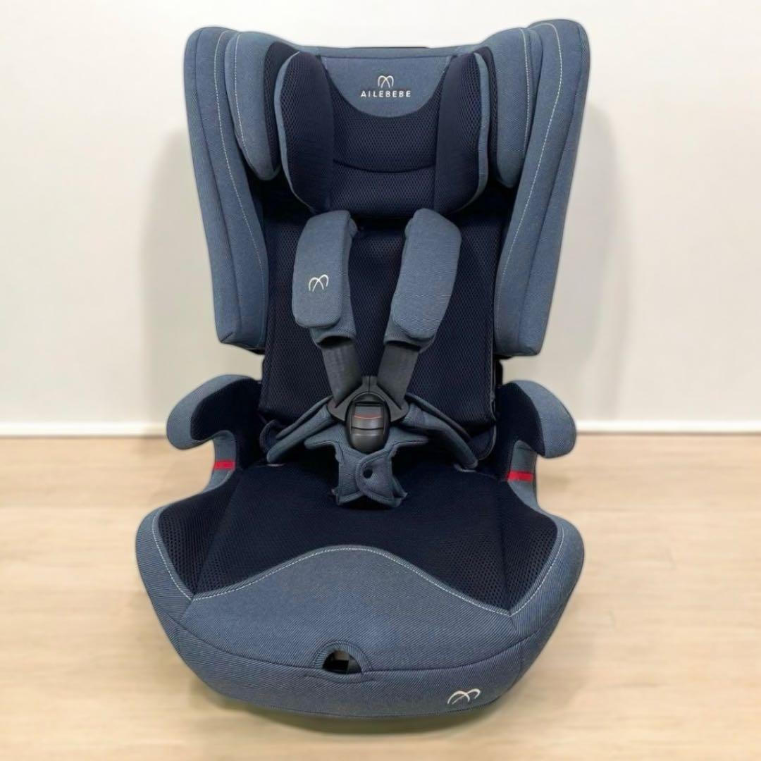 【ゆり様 】エールべべ パパット2 ジュニアシート デニムブルー CF532