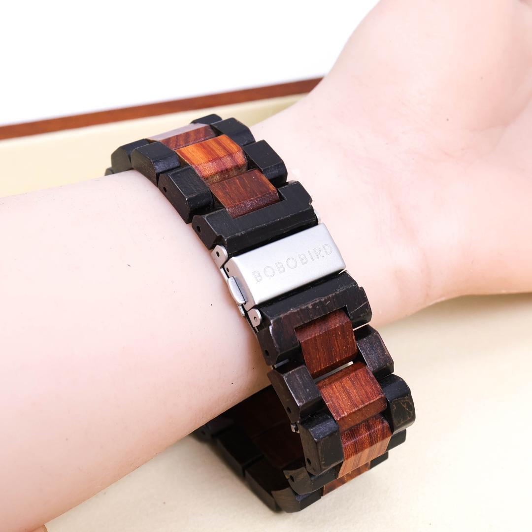 稼働 BOBO BIRD 腕時計 機械式 自動巻き 裏スケ 木製 1578
