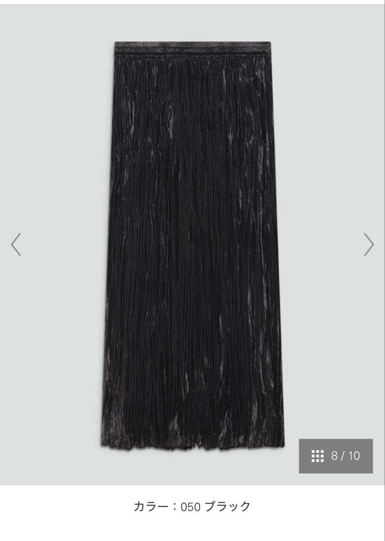 【theory luxe 2025新作⚫︎グロス加工スカート】