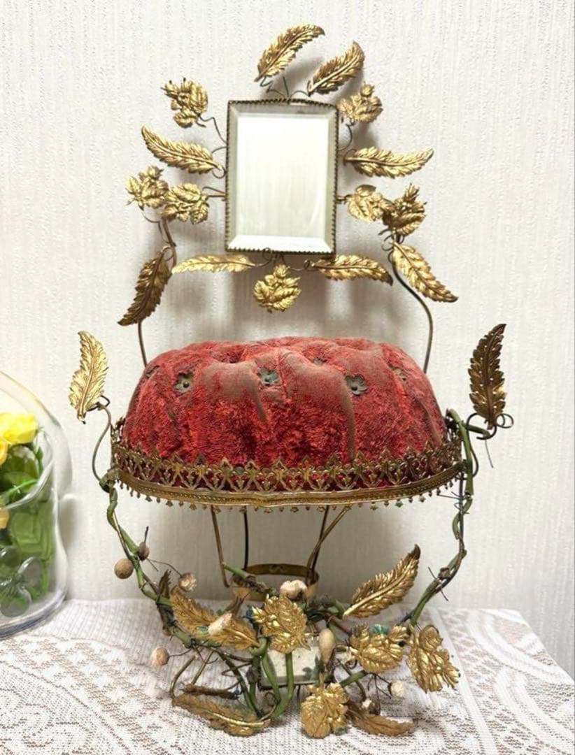 アンティークグローブドマリエガラスドームティアラディスプレイ