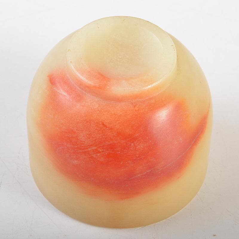 中国 玉石彫刻 酒盃 酒杯 合わせ箱 V R7268