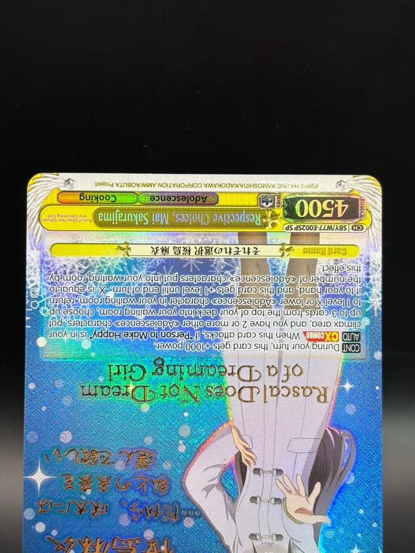 WSそれぞれの選択 桜島 麻衣 sp ゴールドサイン 英語 ヴァイス - メルカリ