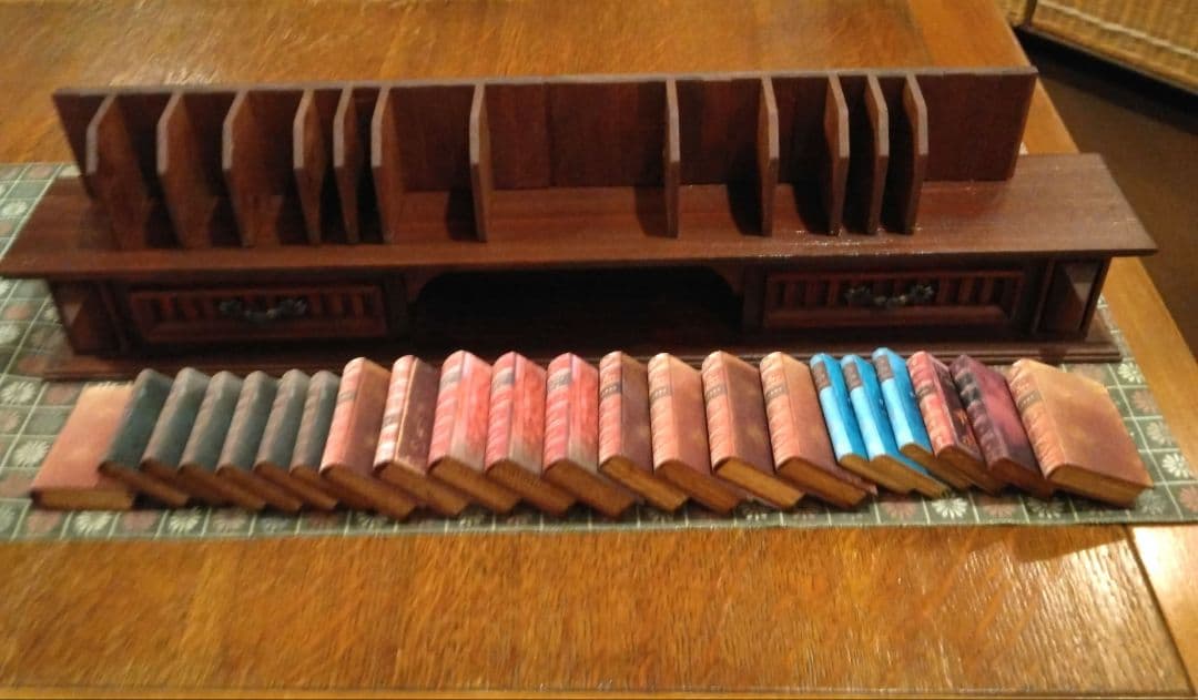 一点もの】 高級 木製 西洋アンティーク ミニデスク 引き出し付