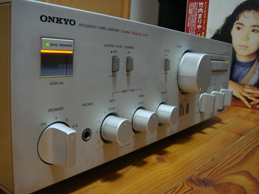 整備済 程度良 ONKYO オンキョーアンプ Integra A-817RX 銀