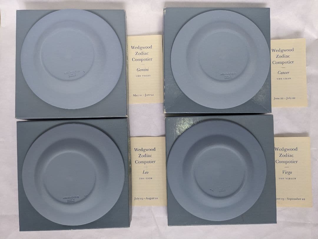 日本未発売】ウェッジウッド 星座リリーフ ジャスパーウェア 12星座