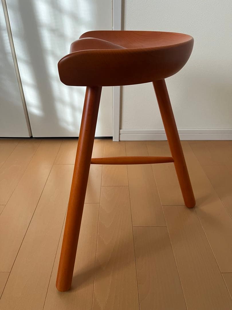 ワーナー　シューメーカースツール　オレンジ　49cm