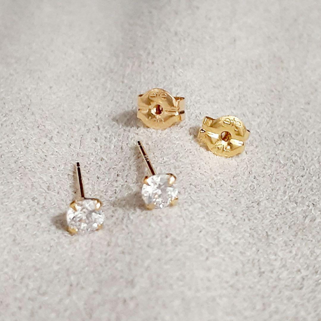 エテ K18YG シンプル ピアス K18YG フープ ピアス（ピアス（両耳用））｜ete（エテ）のファッション