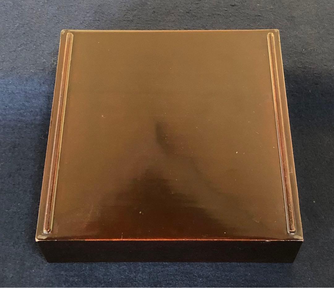 《レ》時代 内蒔絵 五段重 重箱 木製漆器 木箱　251117え2