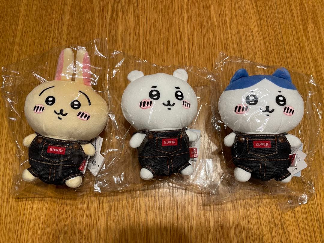 ちいかわ×EDWIN エドウィンコラボぬいぐるみ3点セット⭐︎-土浦花火