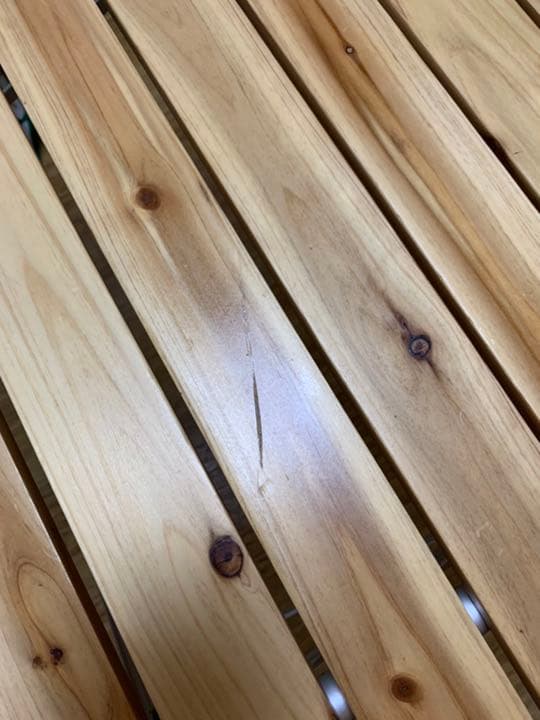 ナチュラルウッドロールテーブル 120 コールマン ナチュラルウッドロー