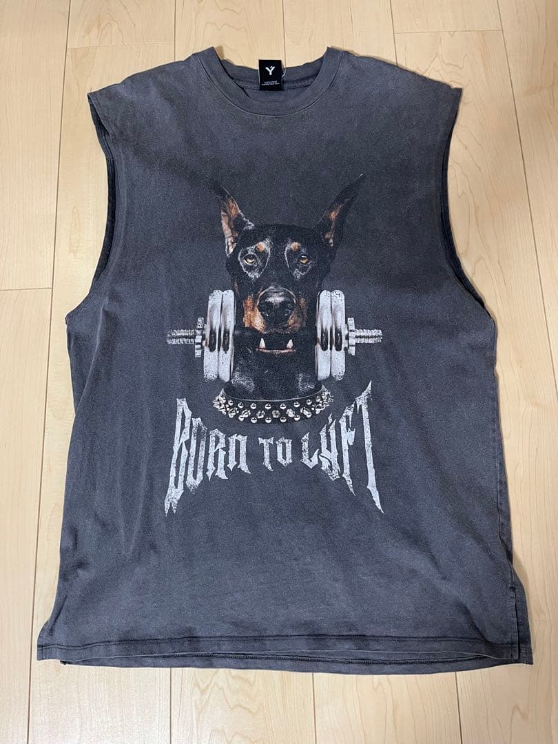 LYFT タンクトップ ブラック ドーベルマン ノースリーブ L 完売品