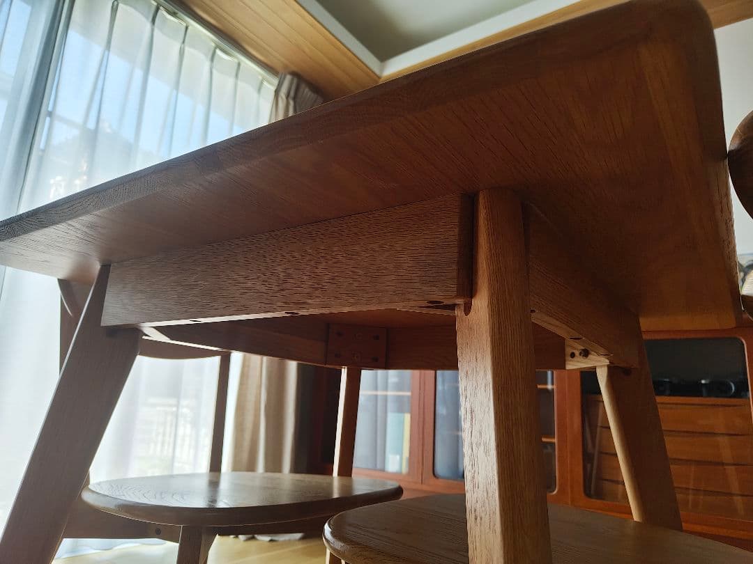 【オーク無垢】Re:CENO(リセノ)ダイニングテーブル【幅80cm】