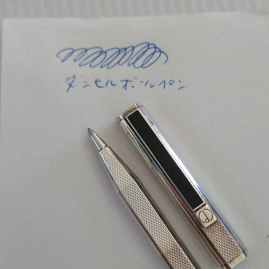 ◇A.DUNHILL ドレス ボールペン シルバープレート 1980年代 レア
