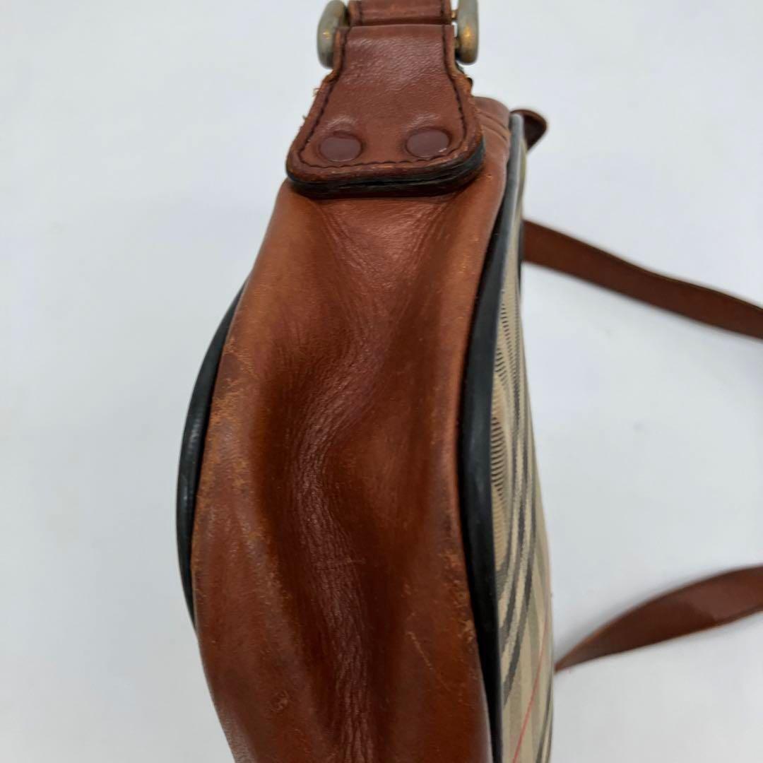 【極美品】　バーバリー　ノバチェック　ショルダーバッグ　ホースロゴ　バーバリーズ