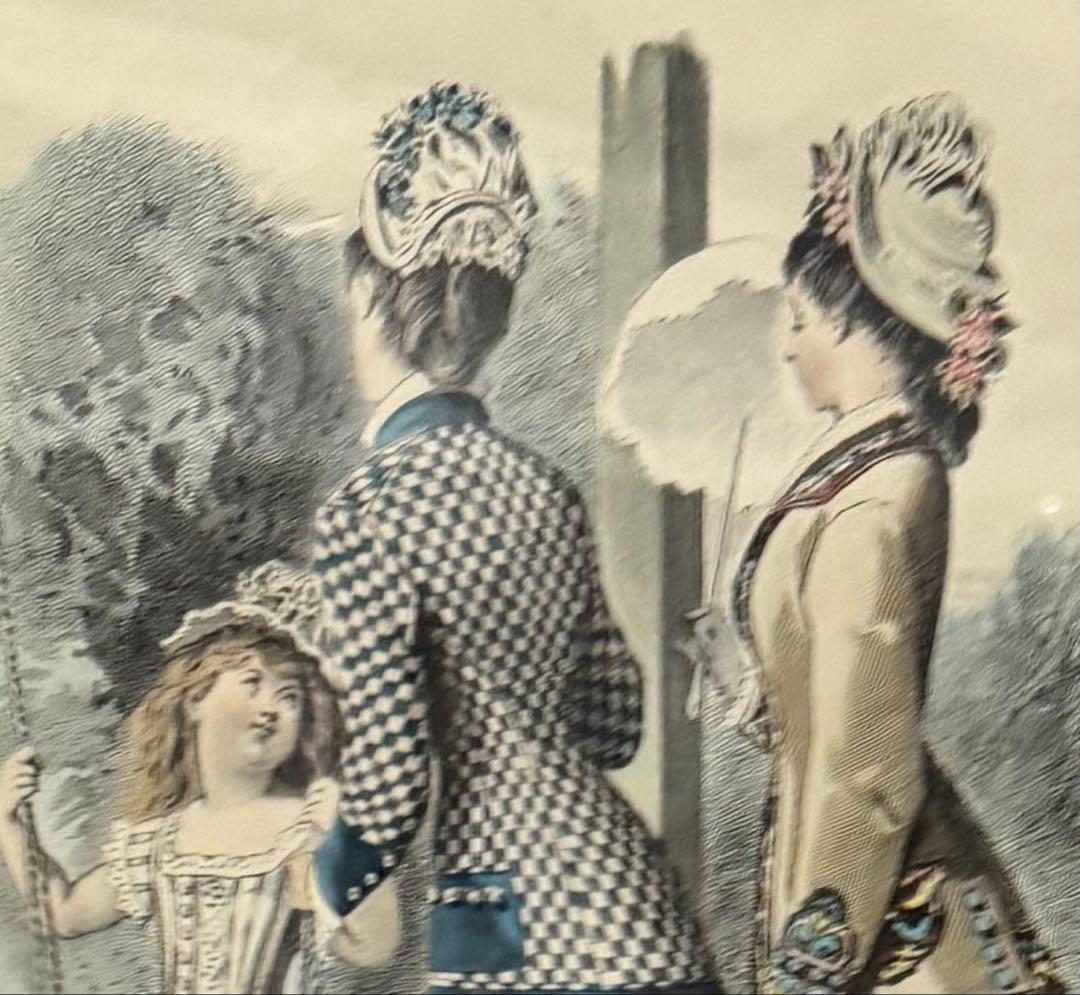 REVUE DE LA MODE 印刷物 1868年 【商品番号①】