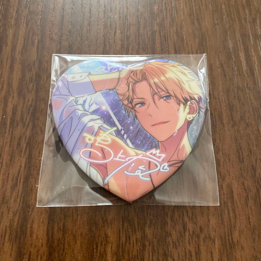 あんスタ ハート缶バッジ 鳴上嵐 - メルカリ